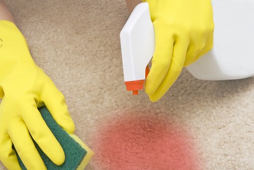 Airbnb cleaner preparing a Bromley short-let property for guest arrival