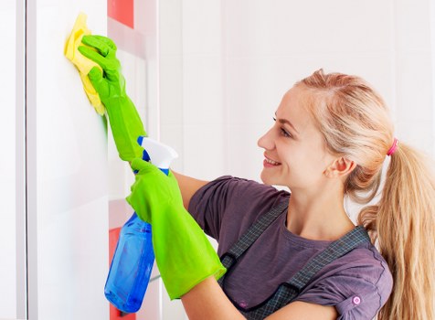 Professional cleaners in Bromley carrying out detailed home cleaning