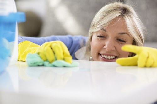 Cleaning service attention to detail in a Bromley property