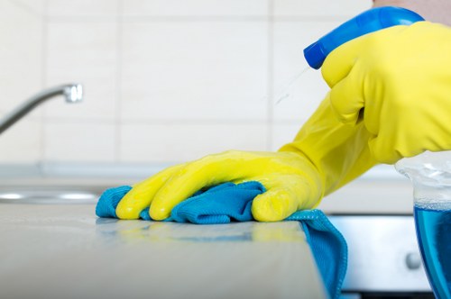 Deep cleaning a hard floor in a Bromley home or business
