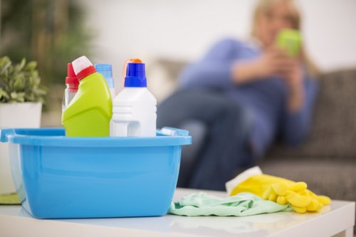 Ethical supply chain and worker protection concept for Bromley cleaners