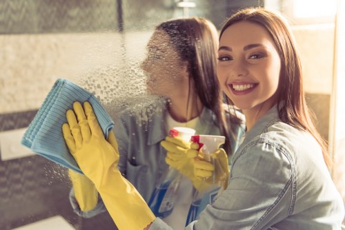 Office cleaning routine for a Bromley commercial property